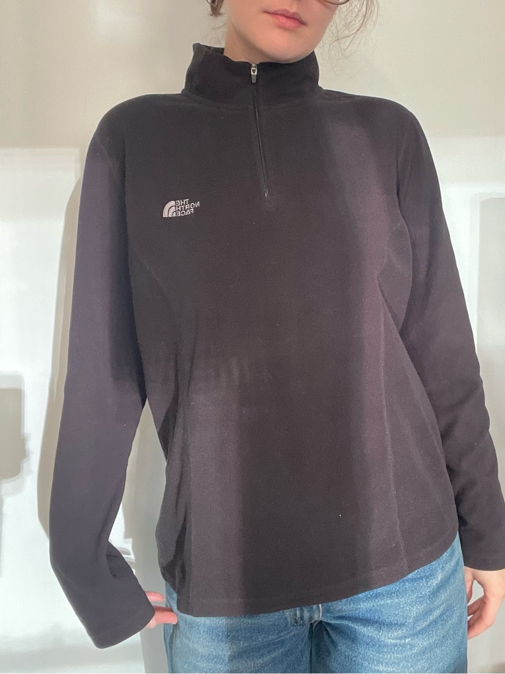 The North Face Black Quarter-Zip Fleece Pullover